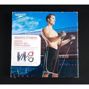 Speedo Aqua Fit 360" Stretch Bands Resistance Band Set Yoga Pilates Abs Exercise